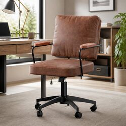 Perfect Addition to Your Home Office: Swivel Arm Chair