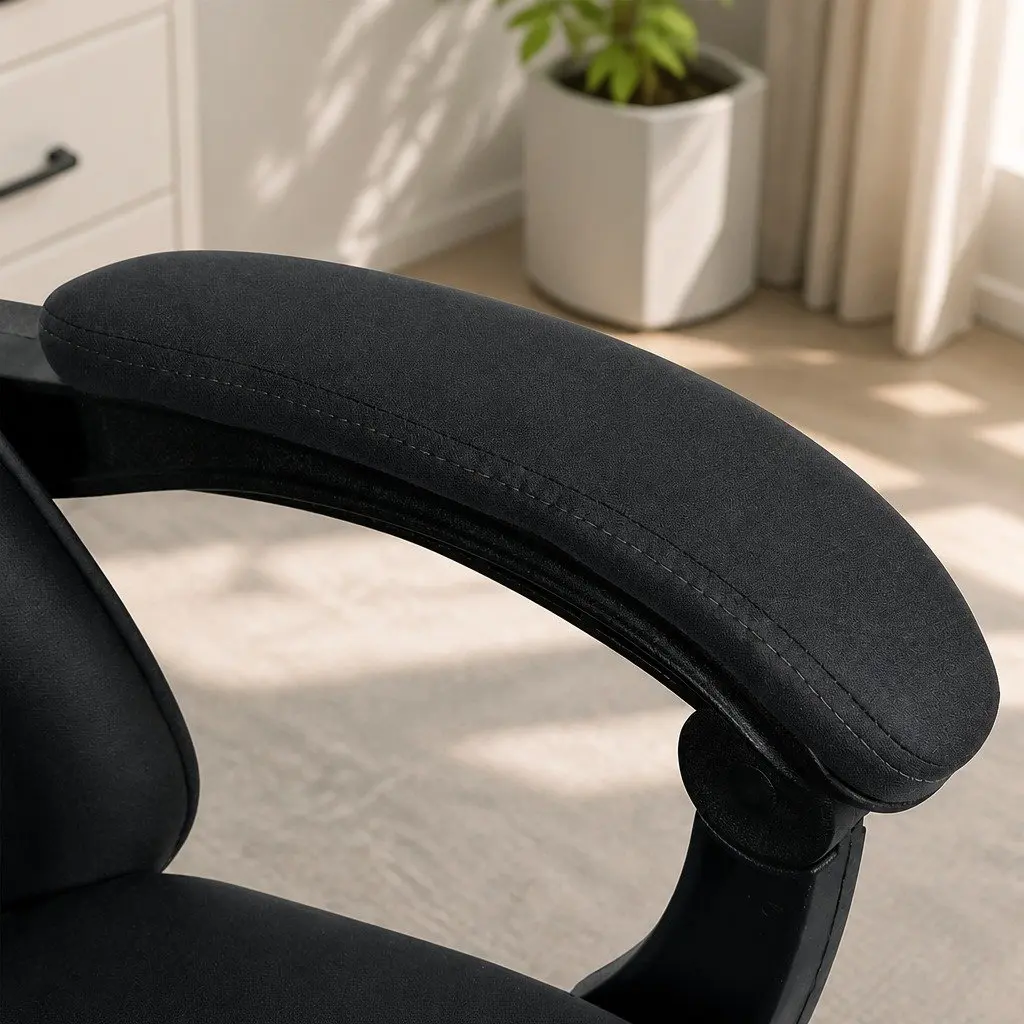 Office Chair Ergonomic High Back Deep Grey Swivel Reclining Computer Desk