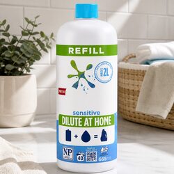 Practical 665mL Sensitive Laundry Liquid Refill