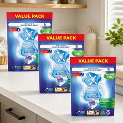 Convenient 3 in 1 Active Laundry Capsules - 180 Pack