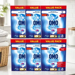 Practical 3 in 1 Active Laundry Capsules for Everyday Use, 60 Pack