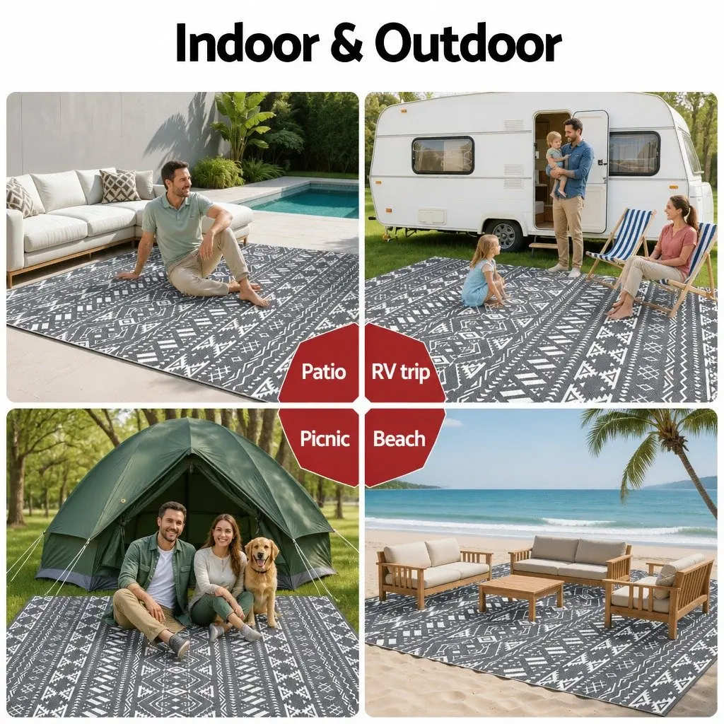 Outdoor Rug for Patios and Decks