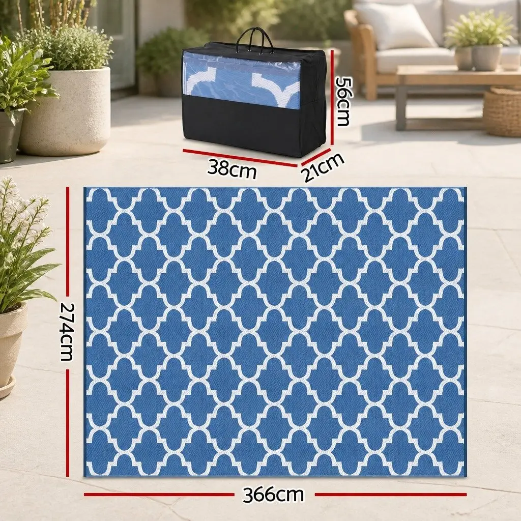 274x366cm Outdoor Rug for Patios and Camping