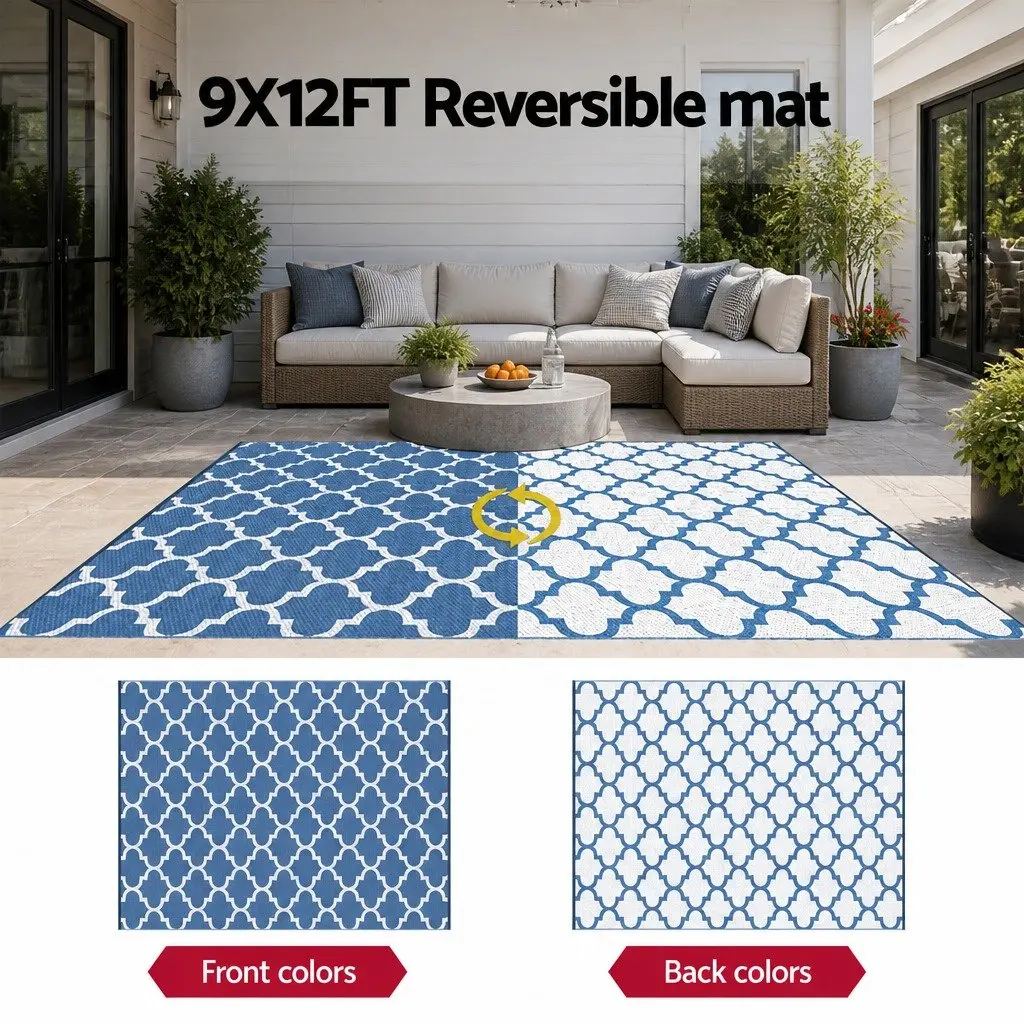 274x366cm Outdoor Rug for Patios and Camping