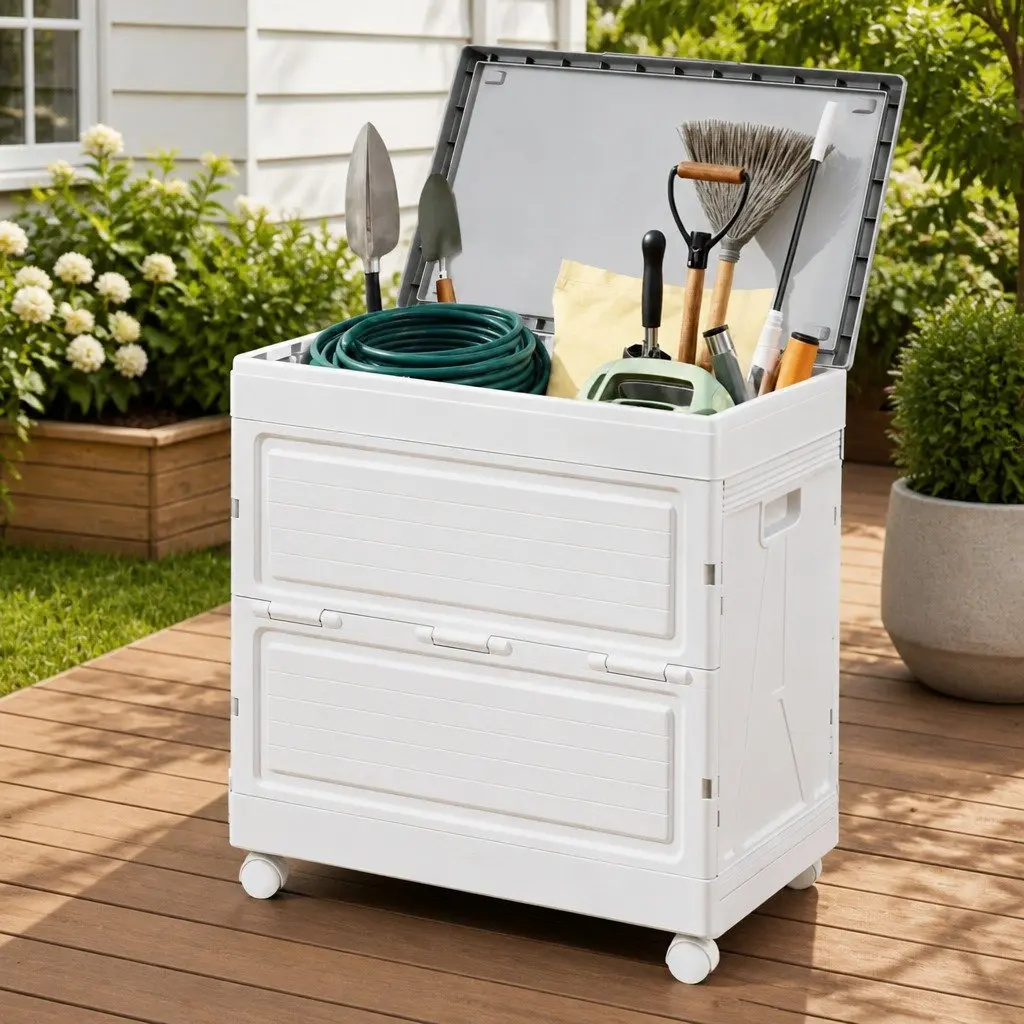 159L Storage Box for Garden and Garage Use