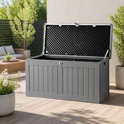 Functional Garden Storage Solution with Bench
