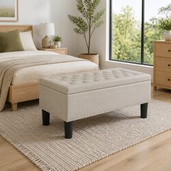 Practical Storage Ottoman for Everyday Use