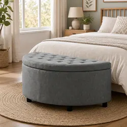 Practical Ottoman Bench for Versatile Use at Home