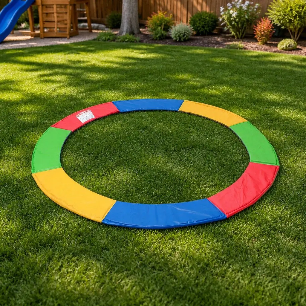 Trampoline Safety Pad Replacement Cushion 16 FT Rainbow PVC EPE Padding