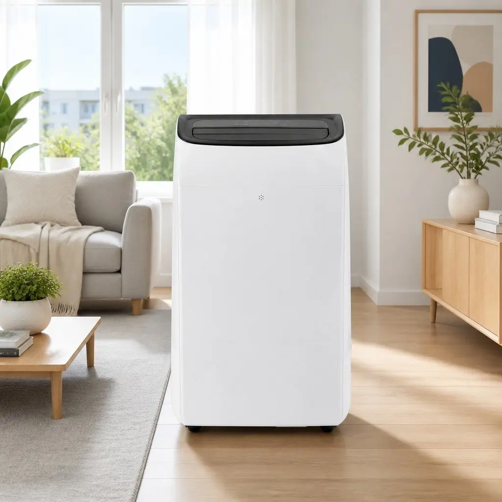 Portable Air Conditioner 3in1 White 12000BTU Cooling Dehumidifier Fan with Remote Control