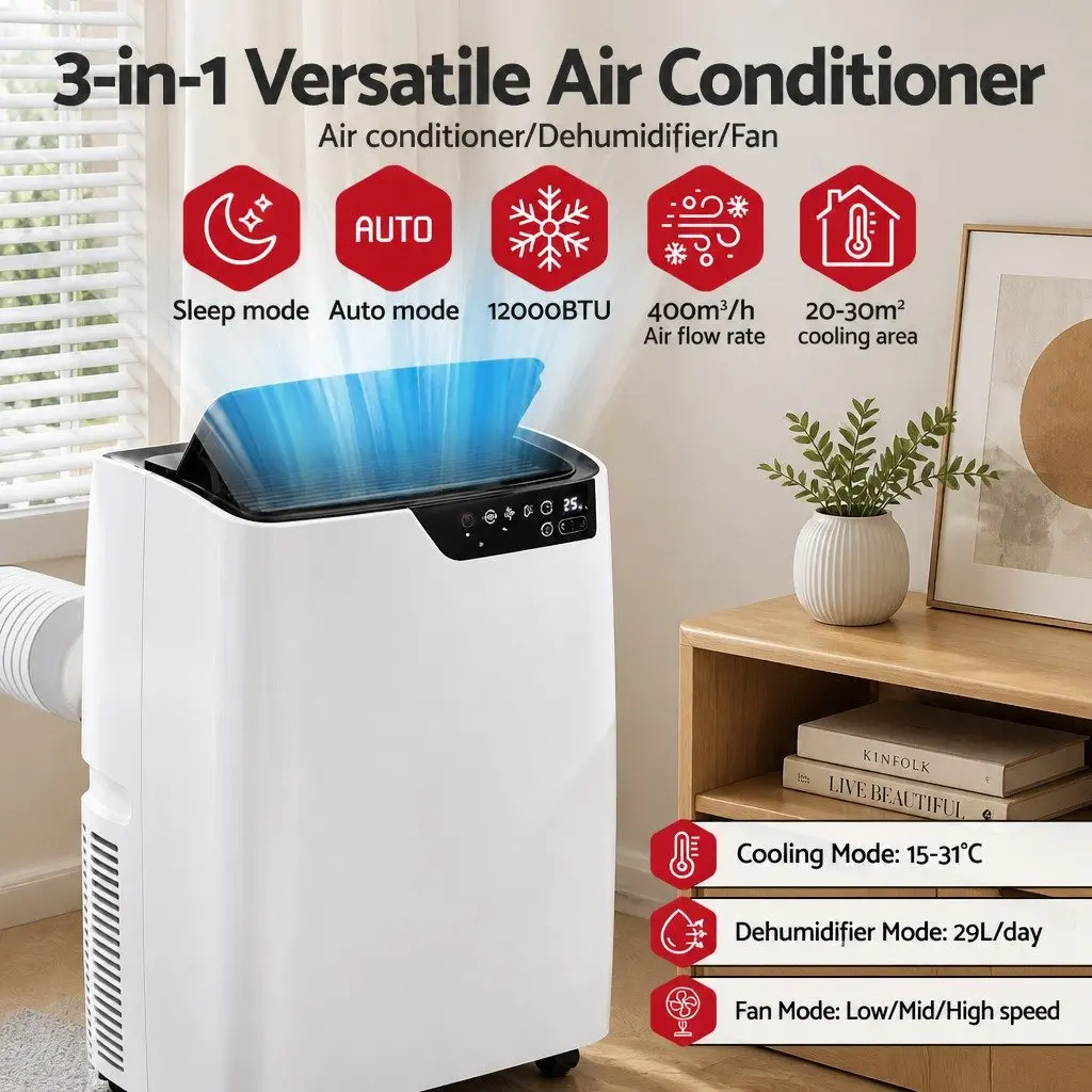 12000BTU Portable AC for Home Comfort