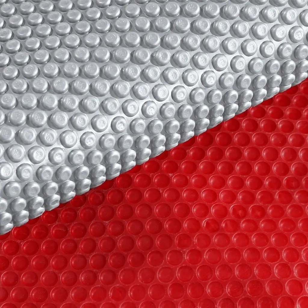 Solar Pool Cover Blue Silver 11m x 4.8m 400 Micron Bubble Heat Retention