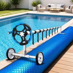 Practical Solar Cover with Roller for Everyday Use