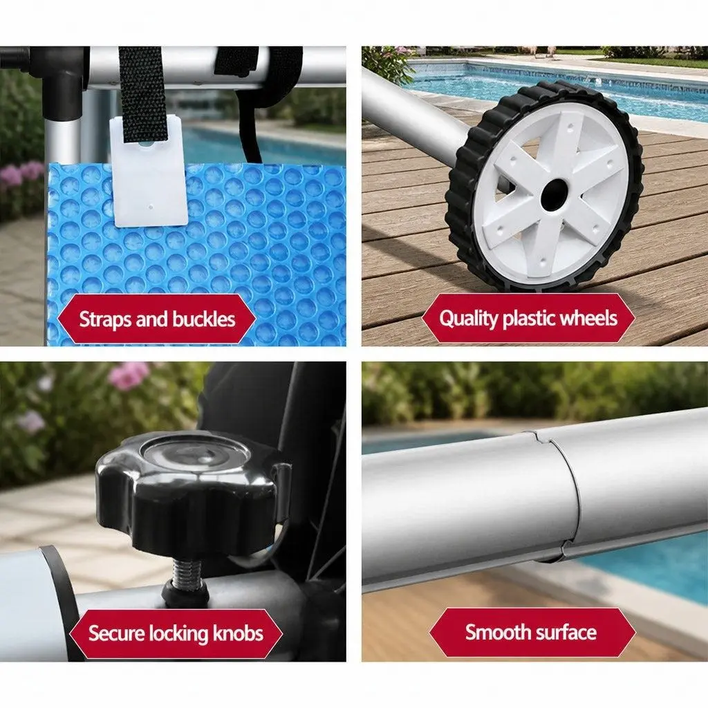 11x4.8m Pool Cover with Easy Roller System