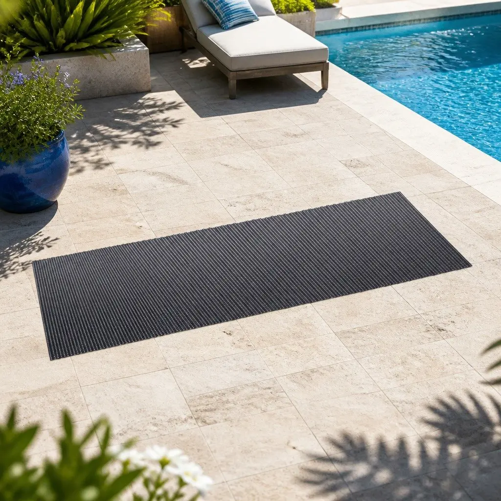 Pool Cover 11x4.8m Solar Blanket 600 Micron Bubble Heat Retention Blue Black