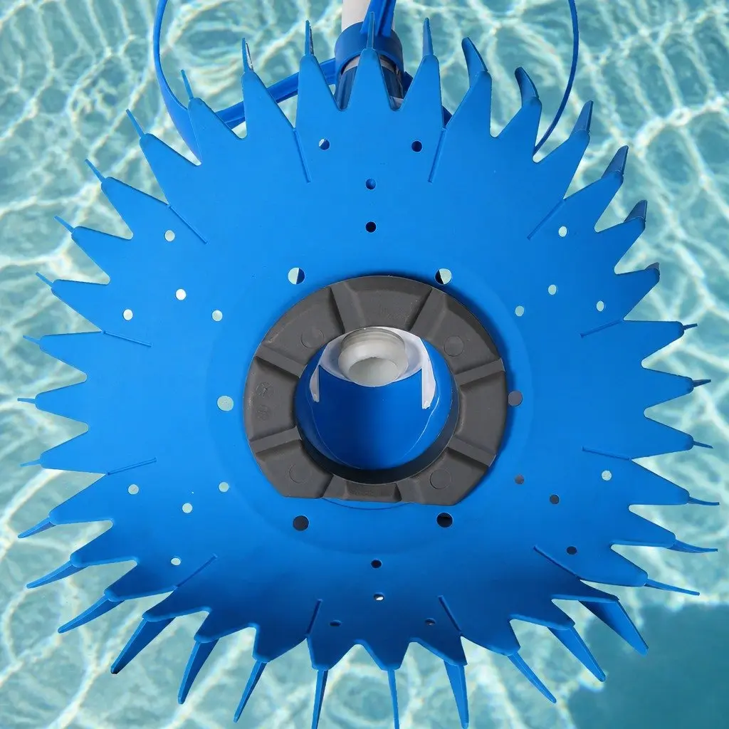 Automatic Pool Cleaner Suction Device 46cm Diameter Blue Suitable for 0.8m to 3m Pools