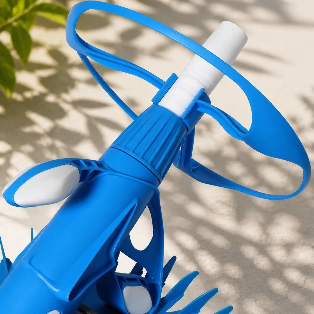 Automatic Pool Cleaner Suction Device 46cm Diameter Blue Suitable for 0.8m to 3m Pools