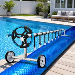 Ideal Pool Cover and Roller for Everyday Use