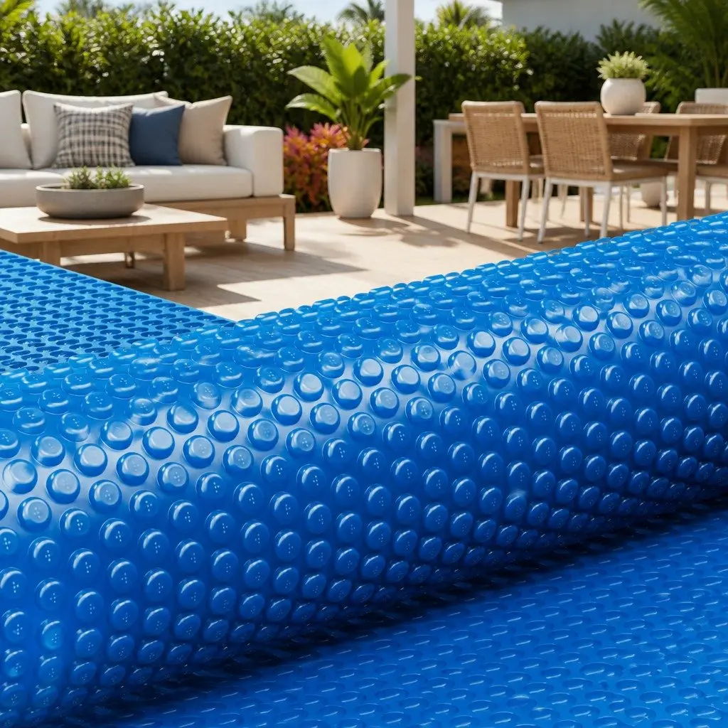 Pool Cover 6.5x3m Solar Blanket 600 Micron Bubble Blue Swimming Pool Protection