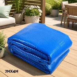Practical 7x4m Solar Cover & Roller for Pool Maintenance