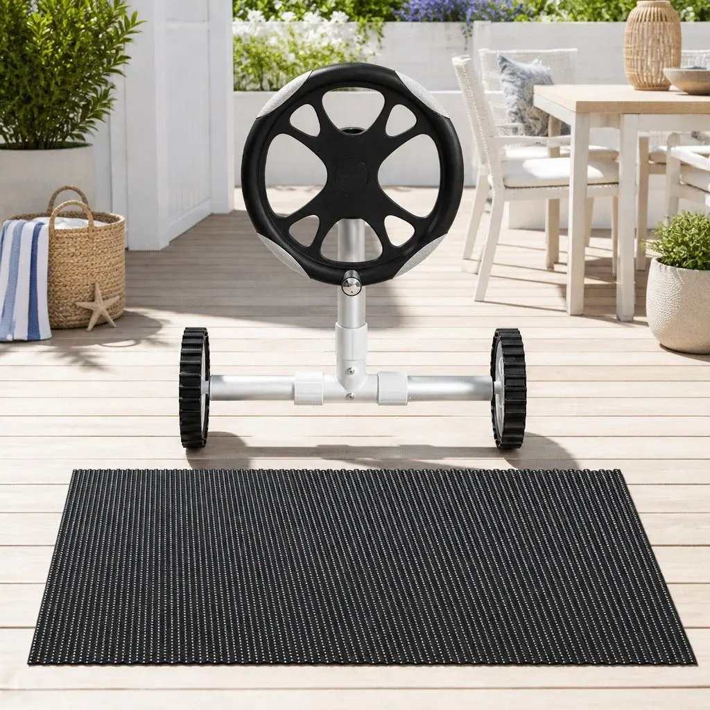 Solar Pool Cover with Roller for Easy Use