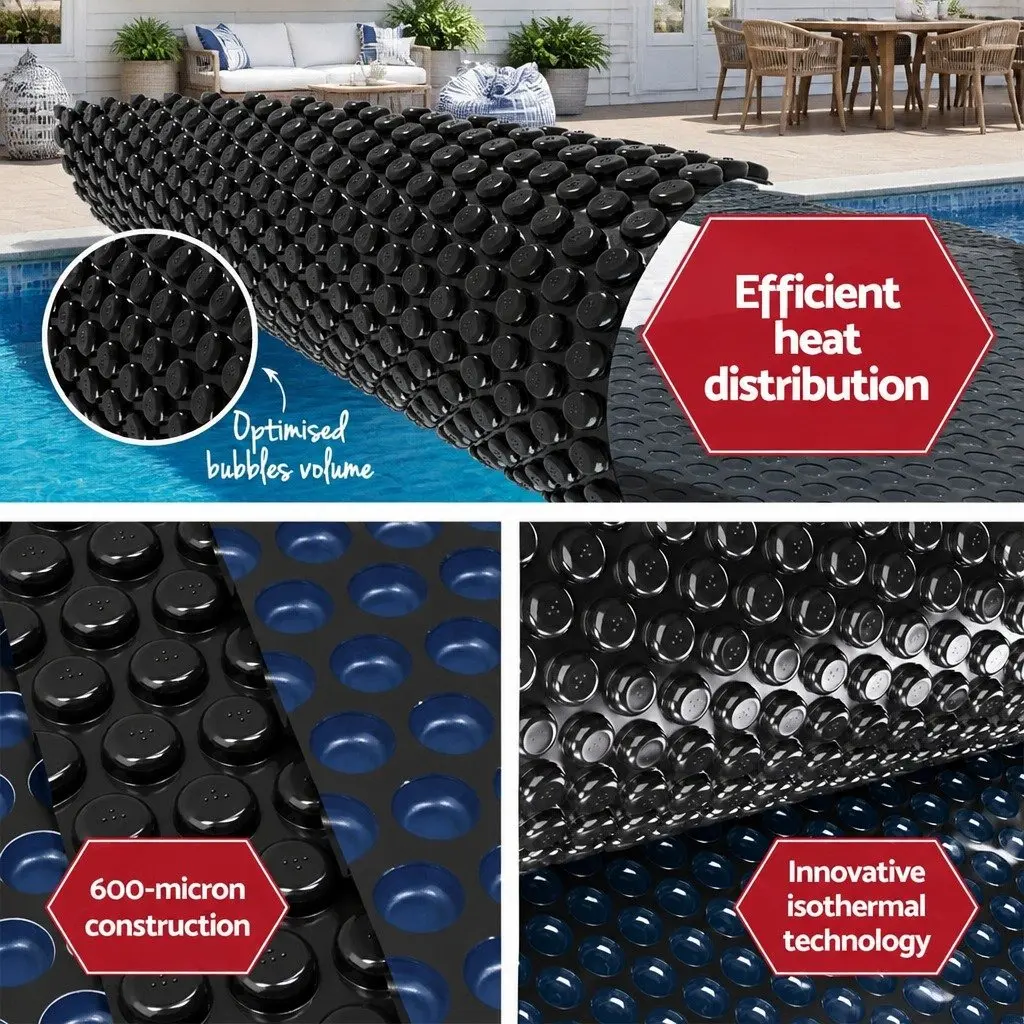 Solar Pool Cover with Roller for Easy Use