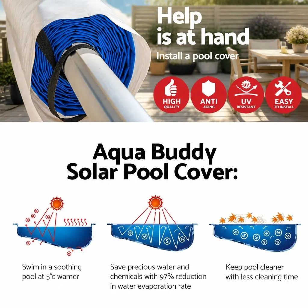 8x4.2m Solar Pool Cover for Easy Use