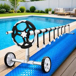 Practical Solar Pool Cover System for Everyday Use