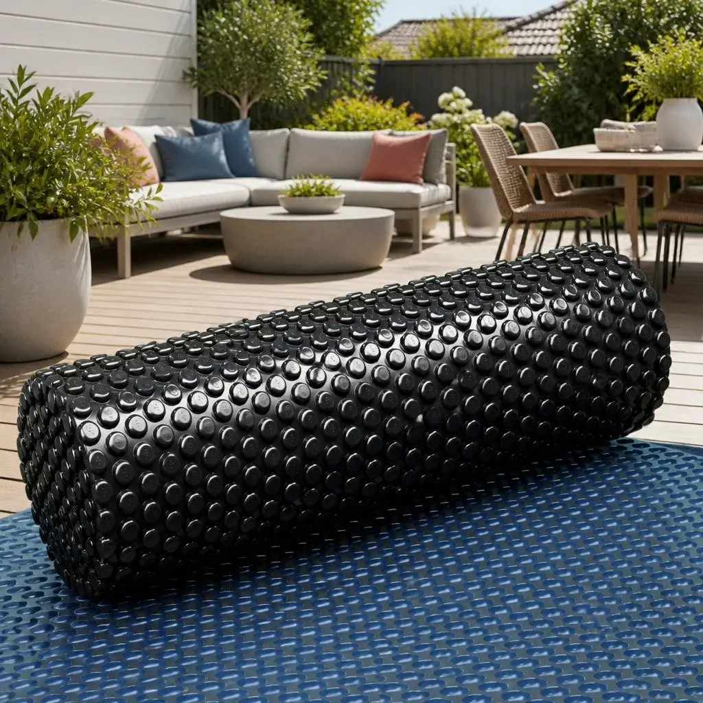 Solar Cover 8.5x4.2m 600 Micron Bubble Blanket Blue Black for Swimming Pool Heat Retention and UV Protection
