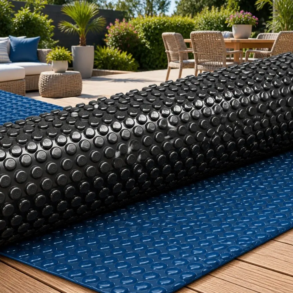 Solar Pool Cover Blue 9.5m x 5m Durable 600 Micron Bubble Heat Retention Blanket