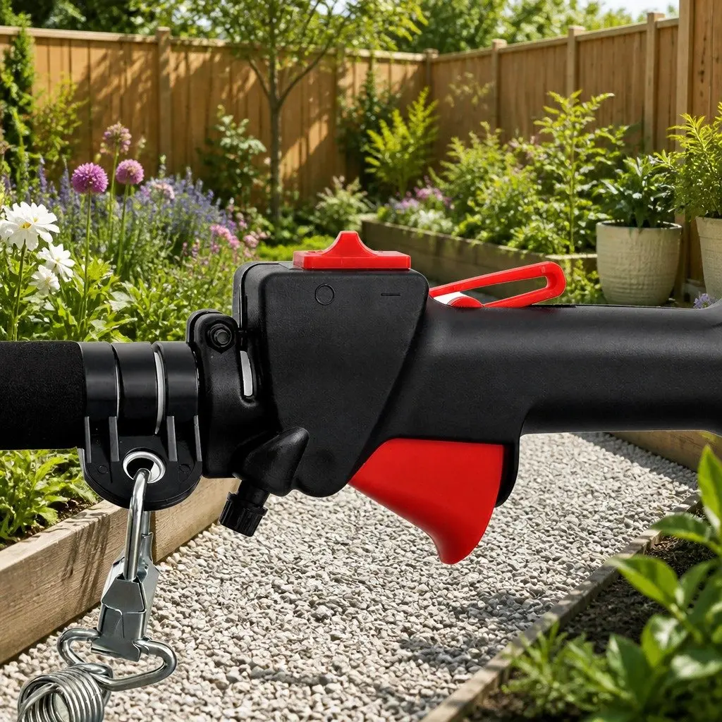 Pole Chainsaw 52cc Two Stroke Petrol 12 Inch Red 9 in 1 Long Reach Garden Tool