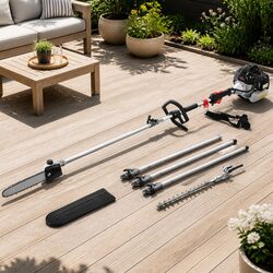 Versatile 65cc 2-in-1 Pole Chainsaw and Hedge Trimmer Tool