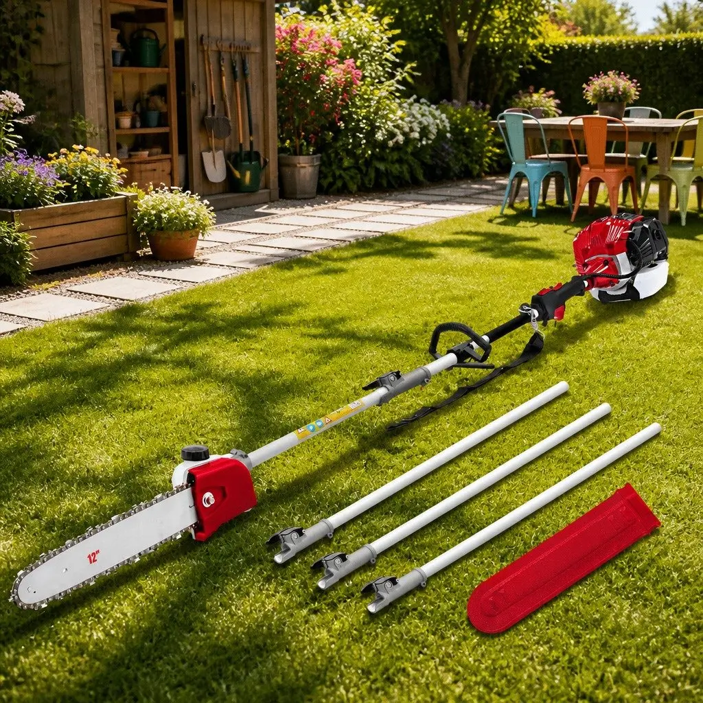 Petrol Pole Chainsaw 52cc for Home Use
