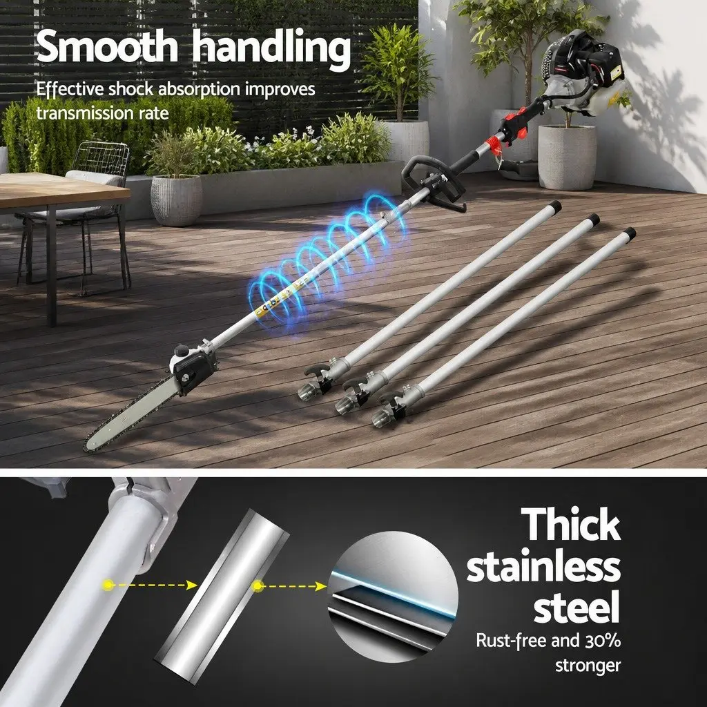 62CC Pole Chainsaw and Hedge Trimmer
