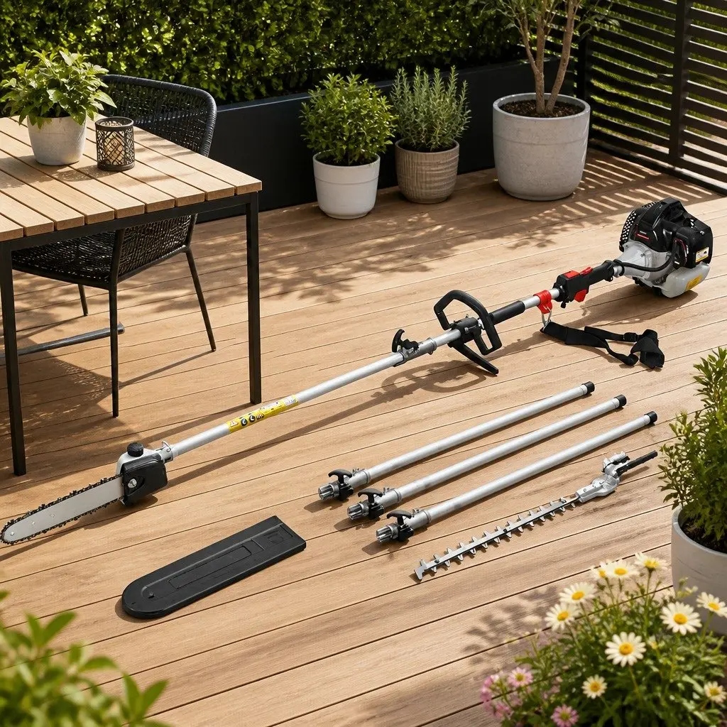 62CC Pole Chainsaw and Hedge Trimmer