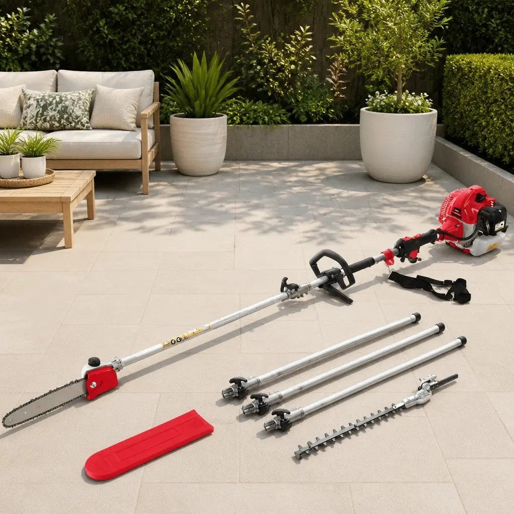 62CC Petrol Pole Chainsaw and Hedge Trimmer for Home Use