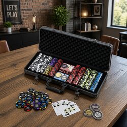 500PC Poker Chip Set for Home Game Nights