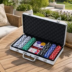 Practical 300pcs Poker Set for Game Night Success