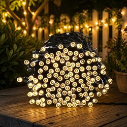 Solar LED String Lights Outdoor Garden Decoration Waterproof Warm Cool White