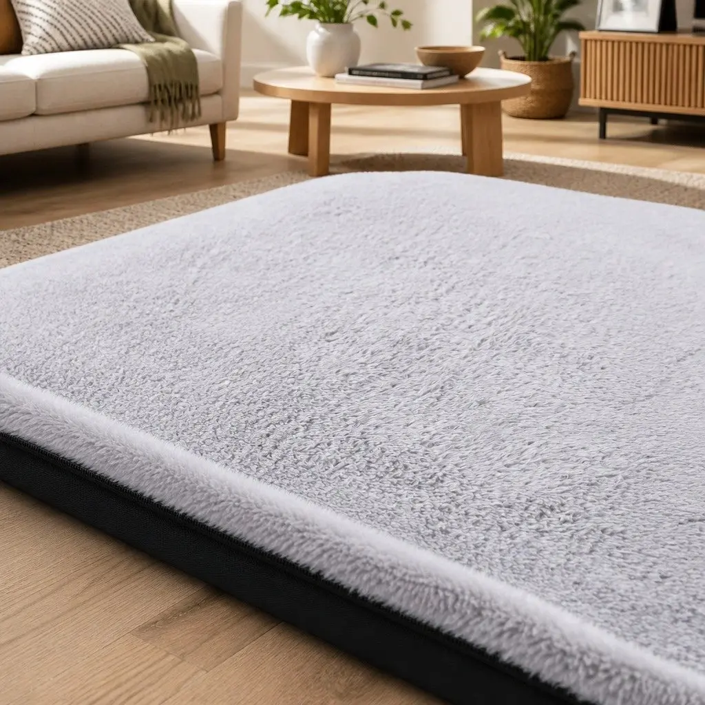 Pet Bed Dog Cat Large Calming Soft Sofa Foam Cushion Washable Cover Grey