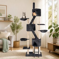 Practical 244cm Cat Tree for Active Cats