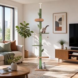 Practical Cat Tree Tower for Any Home Space 290cm