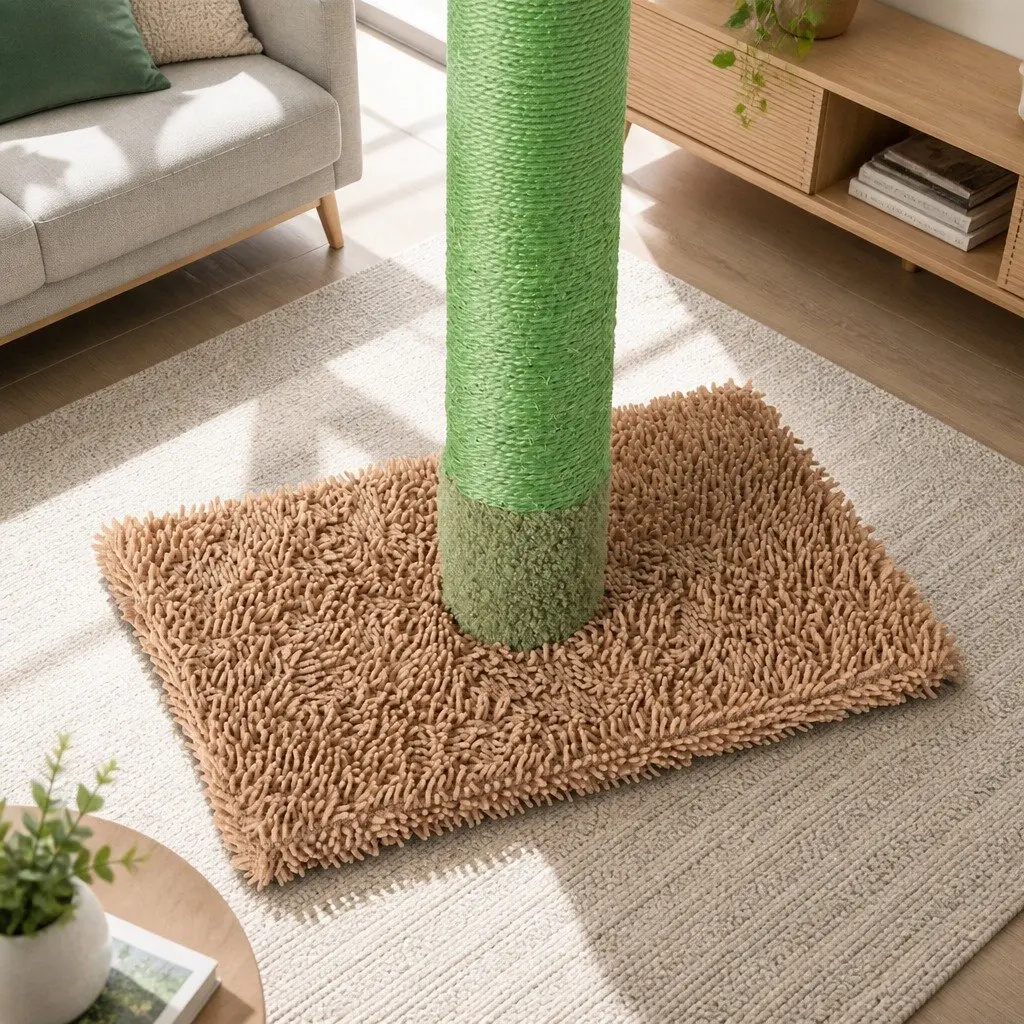 Cat Tree Tower Floor to Ceiling Scratching Post Bed 290cm Adjustable Multi Level