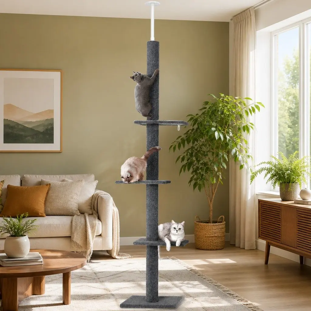 Cat Tree for Small Spaces and Active Cats