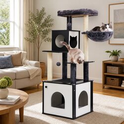 Multi-Tiered Cat Tree for Perfect Home Placement