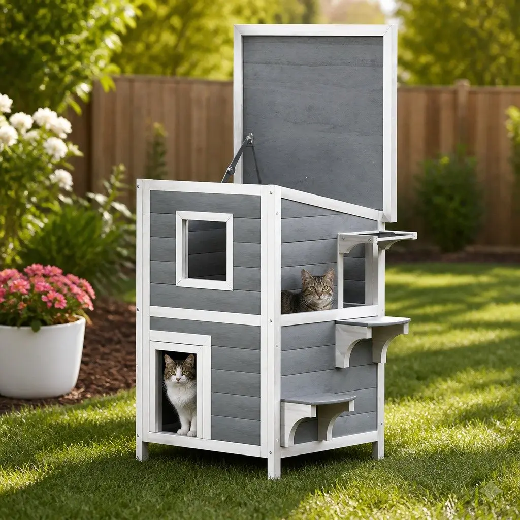 Pet Hutch for Indoor and Outdoor Use