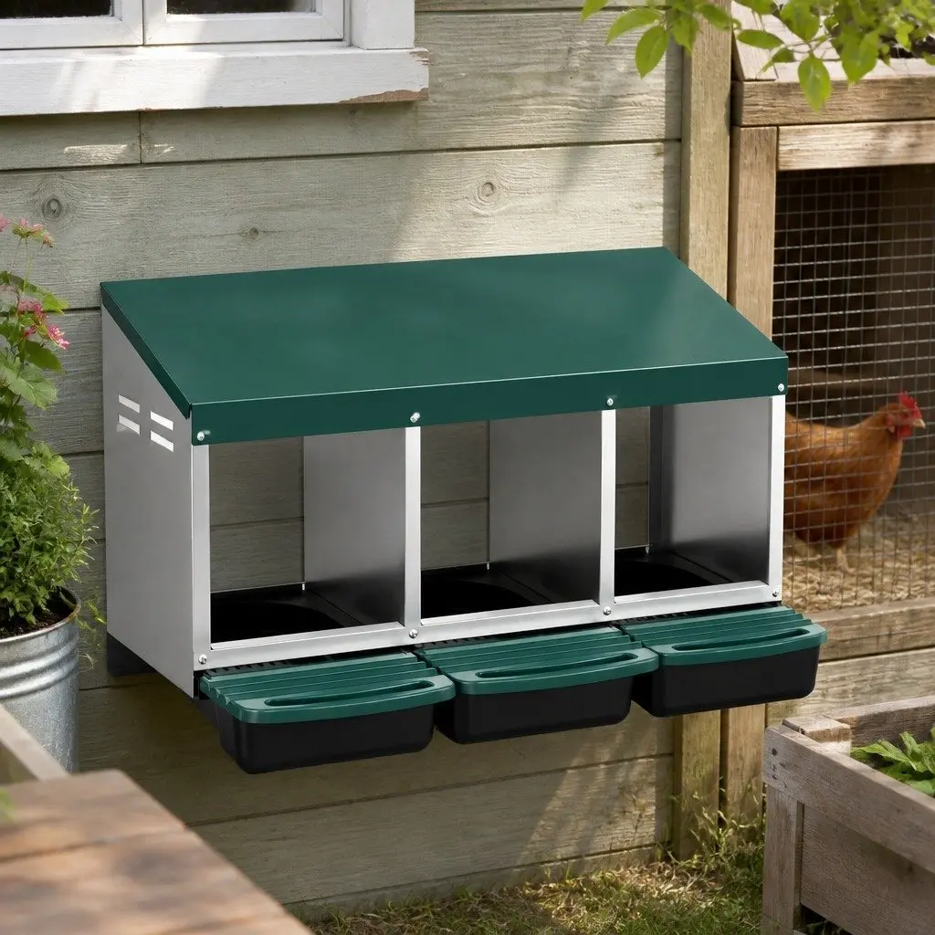 3-Hole Nesting Box for Backyard Use