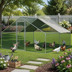 Practical 3x4x2m Chicken Coop for Backyard Use