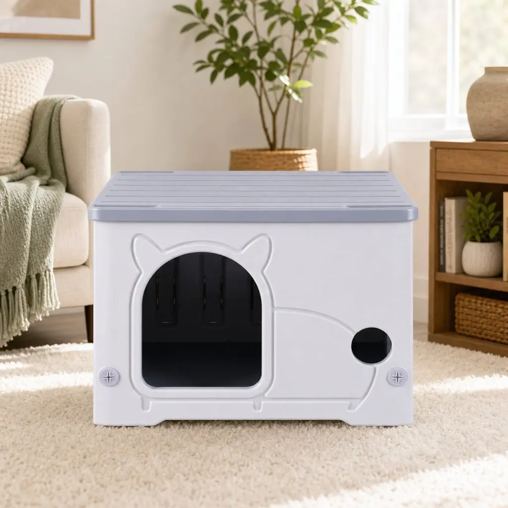 Stackable Cat House for Multi-Pet Households