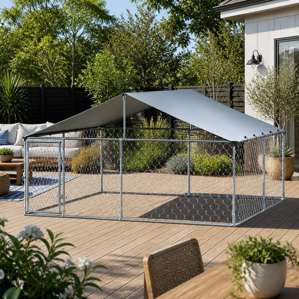 Outdoor Dog Kennel for Active Lifestyles